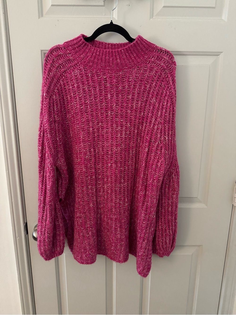 Pilcro Pink Knit Beanie Hat